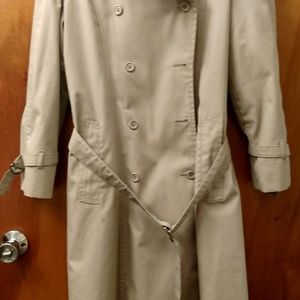 London Fog, trench coat , used, made in USA